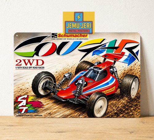 Vintage schumacher cougar - schumacher, 2wd