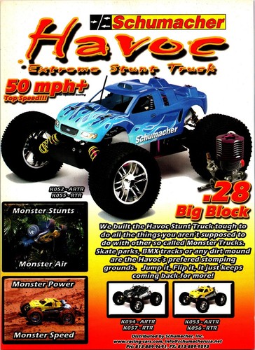 Schumacher havoc sport truck - schumacher,